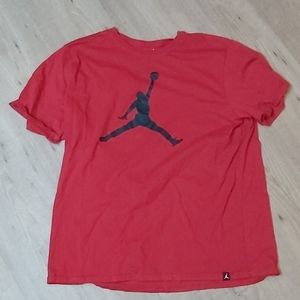 Red jordan tshirt